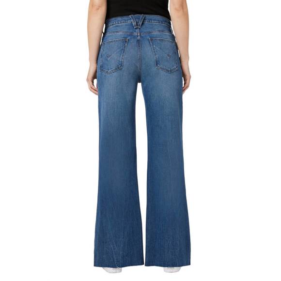 NEW HUDSON jodie high rise flare jean in blue water